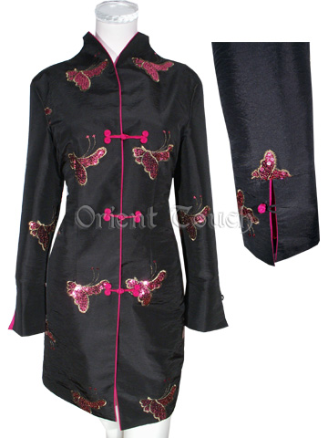 Dancing Butterflies Paillette Coat