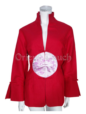 Chinese Festival Linen Jacket