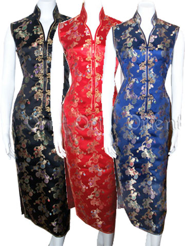 Flaring Brocade Cheongsam