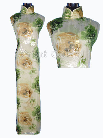 Summer Goddess Silk Cheongsam