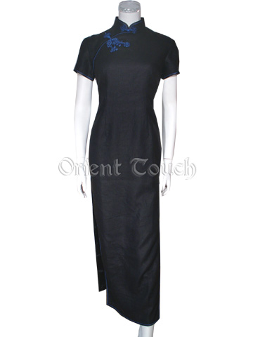 Tao Hong Series - Decent Peeress Short-Sleeved Cheongsam